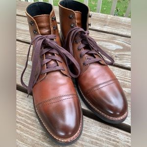 Thursday Boot Co. President Brandy Full Grain Leather Goodyear Welt 9.5D